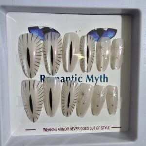 Trending Cat Eye Press-On Nails | Romantic Myth Luxury Collection