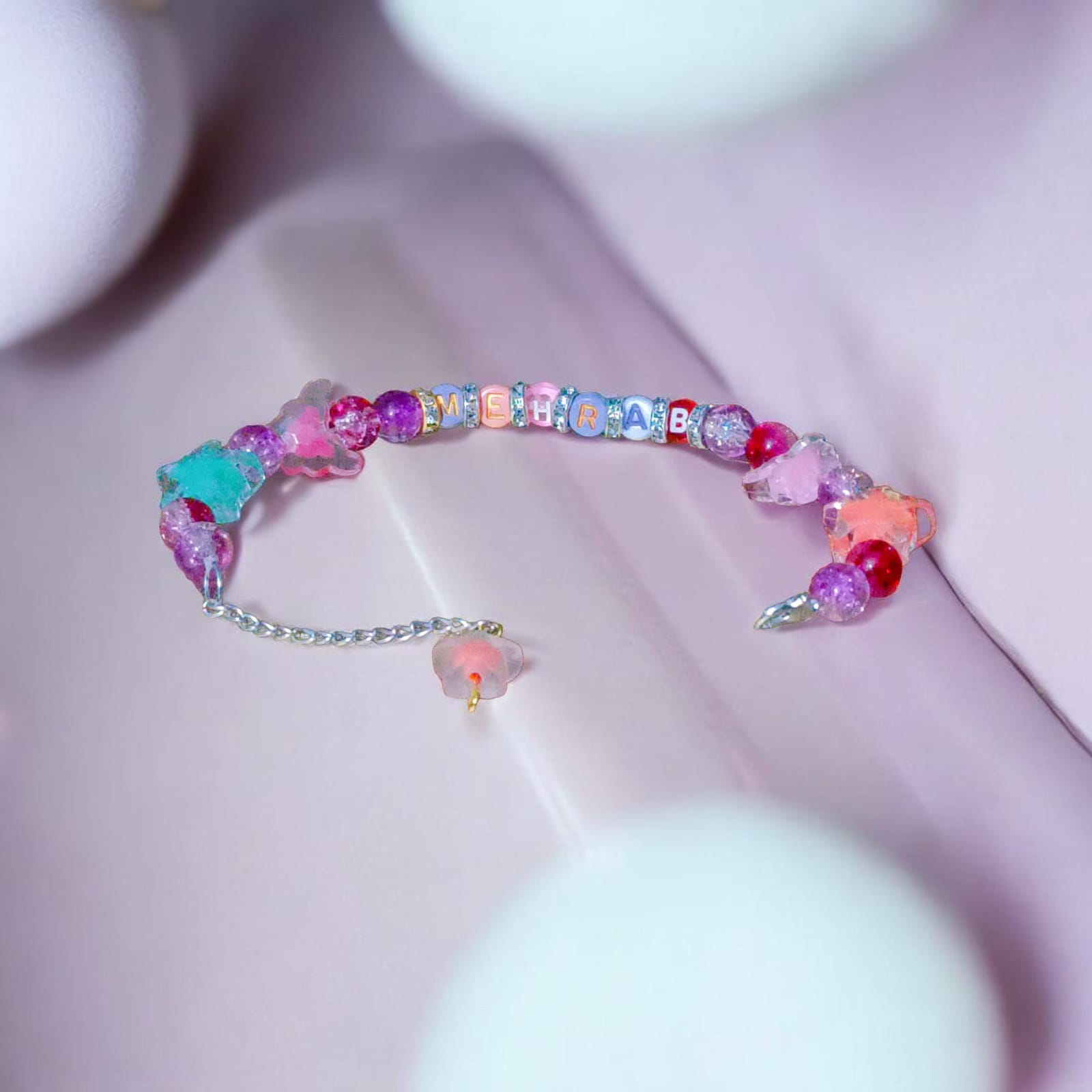 Customized Baby Girl Name Bracelet - Image 2