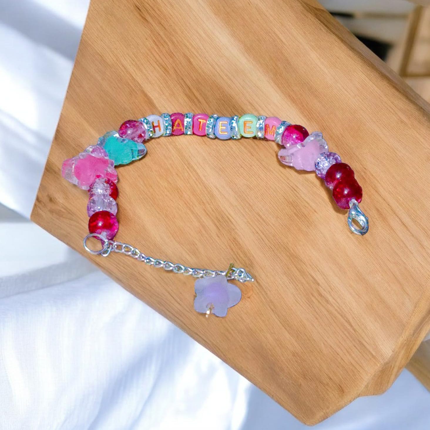 Customized Baby Girl Name Bracelet - Image 5