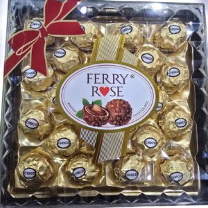 Premium Ferry Rose Chocolate Gift Box | Luxury Wafer Collection