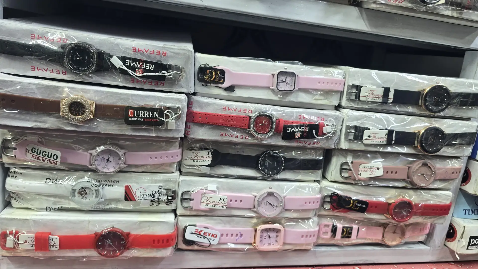 Luxury Women's Silicon & Leather Strap Watch Collection